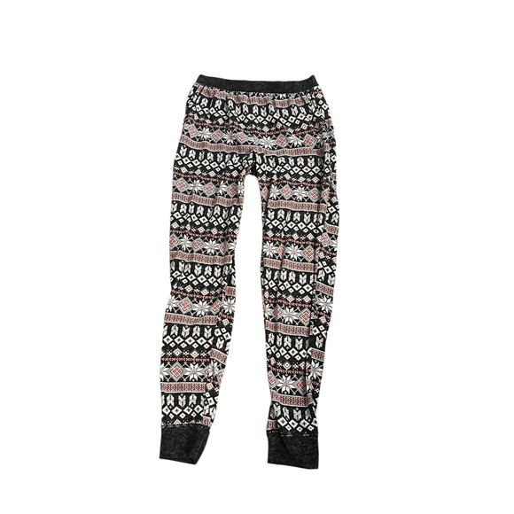 Cuddl Duds Women’s S Pajama Set - Black White Red - Picture 4 of 8